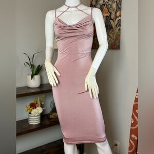 Glare Lush Pink Bodycon Dress Size Small